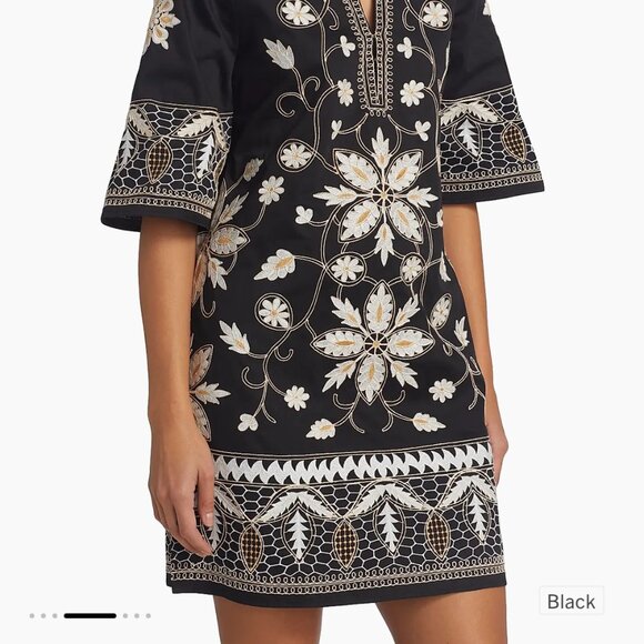 Figue Lynne Floral Embroidered Cotton Dress - Picture 6 of 9